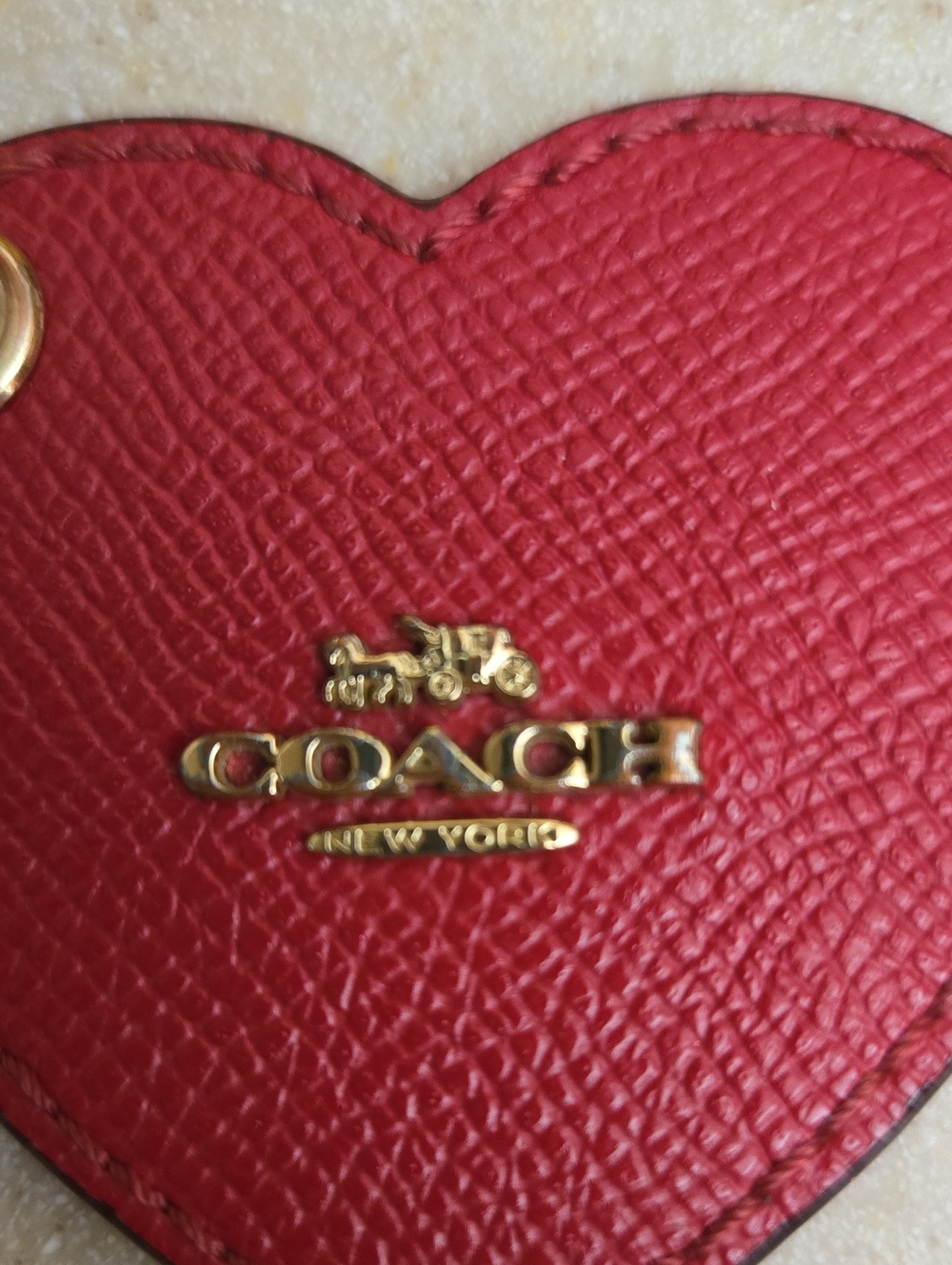 Coach Heart Tag - Picture 3 of 7